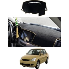 E-BİZ Mitsubishi - Lancer (2007-2017) Uyumlu Torpido Koruma Kılıfı - Taba Şeritli