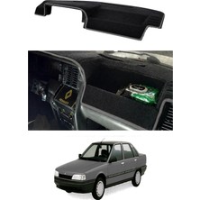 E-BİZ Renault - 21 Manager (1986-1994) Uyumlu Torpido Koruma Kılıfı - Gri Şeritli