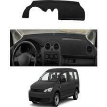 E-BİZ Volkswagen - Caddy (2004-2015) Uyumlu Torpido Koruma Kılıfı - Siyah Şeritli