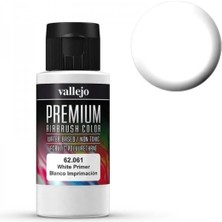 Vallejo 62061 60 Ml. White Primer, Premium Rc Color Serisi Model Boyası