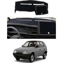 E-BİZ Skoda - Favorit (1987-1995) Uyumlu Torpido Koruma Kılıfı - Gri Şeritli