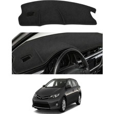 E-BİZ Toyota - Auris (2012-2018) Uyumlu Torpido Koruma Kılıfı - Siyah Şeritli
