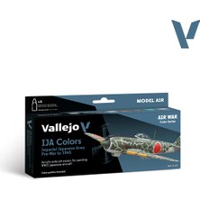 Vallejo 71152 8X18 Ml. Imperial Japanese Army (Ija) Colors Pre-War To 1945, Model Air Serisi Model Boyası Seti
