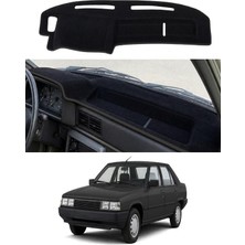 E-BİZ Renault - 11 (1983-1989) Uyumlu Torpido Koruma Kılıfı - Siyah Şeritli