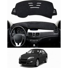 E-BİZ Renault - Laguna 3 (2007-2015) Uyumlu Torpido Koruma Kılıfı - Siyah Şeritli