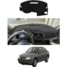 E-BİZ Volkswagen - Jetta (1997-2003) Uyumlu Torpido Koruma Kılıfı - Kahverengi Şeritli