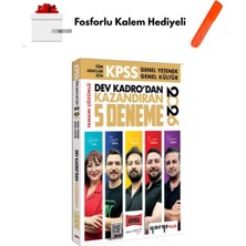 Yargı Yayınları 2026 Kpss Tüm Adaylar Için Tamamı Çözümlü Dev Kadrodan Kazandıran 5 Deneme + Fosforlu Kalem Hediyeli