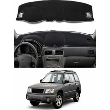 E-BİZ Subaru - Forester (1997-2002) Uyumlu Torpido Koruma Kılıfı - Gri Şeritli