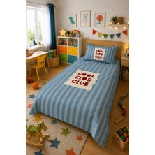 Evdek Bebek ve Çocuk Odası Cool Club – Cool Kids Tek Kişilik Pike Takımı 160X230 Cm 6ETD10