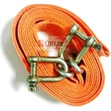 Die Grup Çeki Halatı 3 Ton (Çekme Halatı) Kumaş Metal Kancalı 3 Metre