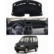 E-BİZ Citroen - Berlingo (1996-2008)_2 Uyumlu Torpido Koruma Kılıfı - Siyah Şeritli