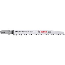 Die Grup Bosch Professional 3x Expert ‘wood 2-Side Clean’ T 308 B Dekupaj Testere Bıçakları (Sert Ahşap Mobilya Levhası, Kontrplak, Uzunluk 117 Mm, Aksesuar Dekupaj Testeresi)
