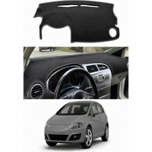 E-BİZ Seat - Leon (2005-2012) Uyumlu Torpido Koruma Kılıfı - Gri Şeritli