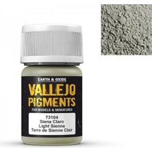 Vallejo 73104 35 Ml. Light Sienna, Model Boyası Pigmenti