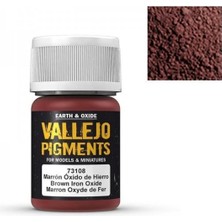 Vallejo 73108 35 Ml. Brown Iron Oxide, Model Boyası Pigmenti