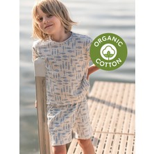 Antebies Balık Kısa Kollu Tshirt Şort Pijama Takımı