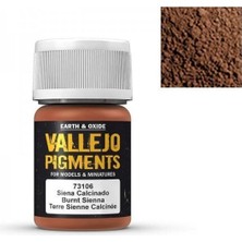 Vallejo 73106 35 Ml. Burnt Sienna, Model Boyası Pigmenti