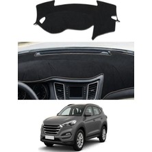 E-BİZ Hyundai - Tucson Ekransiz (2015-2021) Uyumlu Torpido Koruma Kılıfı - Gri Şeritli