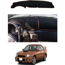 E-BİZ Subaru - Impreza (1992+) Uyumlu Torpido Koruma Kılıfı - Kahverengi Şeritli