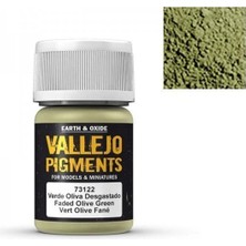 Vallejo 73122 35 Ml. Fades Olive Green, Model Boyası Pigmenti