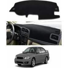 E-BİZ Subaru - Legacy B4 (1998-2003) Uyumlu Torpido Koruma Kılıfı - Gri Şeritli