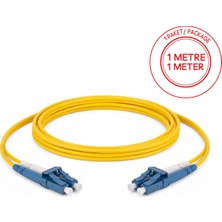 Alfafonet Lc/upc-Lc/upc Singlemode Dupleks 1 Metre Fiber Patch Cord