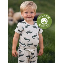 Antebies Timsah Kısa Kollu Body Pantolon Set