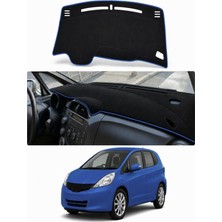 E-BİZ Honda - Jazz (2009-2013) Uyumlu Torpido Koruma Kılıfı - Mavi Şeritli