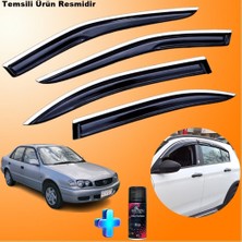 Friemats Toyota Corolla Mügen Cam Rüzgarlığı Abs Nikelajlı Cam Rüzgarlığı 1999-2001 4 Lü + Ebrayn 150 ml Koku