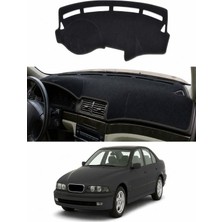 E-BİZ Bmw 5 Serisi E39 1995-2004 Uyumlu Torpido Koruma Kılıfı - Siyah Şeritli