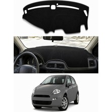 E-BİZ Fiat - Punto Grande (2005-2018) Uyumlu Torpido Koruma Kılıfı - Gri Şeritli