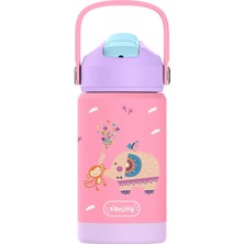 SipnJoy - FlipSip Çocuk Su Termosu | 360 ml - Jolly Elephant