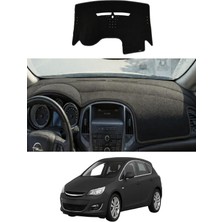 E-BİZ Opel - Astra J (2009-2015) Uyumlu Torpido Koruma Kılıfı - Siyah Şeritli