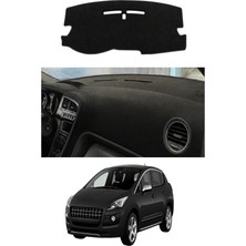 E-BİZ Peugeot - 3008 (2009-2016) Uyumlu Torpido Koruma Kılıfı - Siyah Şeritli