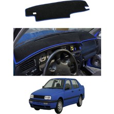E-BİZ Volkswagen - Jetta (1991-1997) Uyumlu Torpido Koruma Kılıfı - Mavi Şeritli