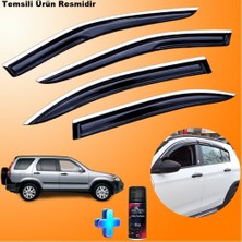 Friemats Honda Crv Mügen Cam Rüzgarlığı Abs Nikelajlı Cam Rüzgarlığı 2002-2007 4 Lü + Ebrayn 150 ml Koku