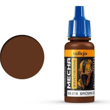 Vallejo 69818 18 Ml. Brown Eng. Soot (Matt), Mecha Color Serisi Model Boyası