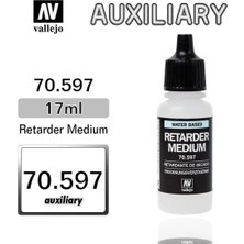 Vallejo 70597 18 Ml. Retarder (Kuruma Geciktirici), Model Boyası