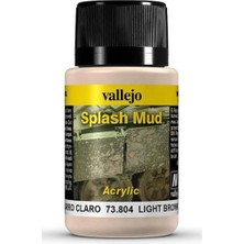 Vallejo 73804 40 Ml. Açık Kahverengi Çamur Lekesi Efekti Boyası