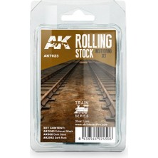Ak Interactive Ak 7023 3X35 Ml. Basit Kir Efektleri, Enamel Model Boyası Seti