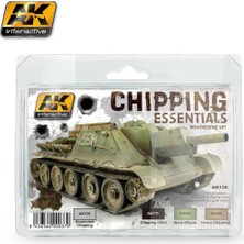 Ak Interactive 138 2X35 ve 2X17 Ml. Aşınma Efekti, Enamel ve Akrilik Model Boyası Seti