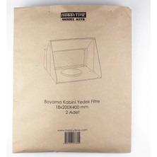 Hobbytime 780 Boyama Kabini Yedek Filtre, 18X200X400 Mm., 2 Adet