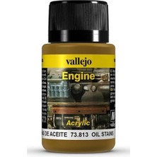 Vallejo 73813 40 Ml. Yağ Lekeleri, Motor Yüzeyi Efekti Boyası