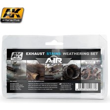Ak Interactive Ak 2037 5X35 Ml. Egzost Lekeleri Efekti, Enamel Model Boyası Seti