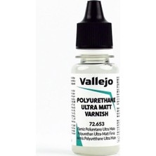 Vallejo 72653 18 Ml. Ultra Matt Polyurethane Varnish, Game Color Serisi Model Boyası