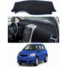 E-BİZ Toyota - Auris (2006-2012) Uyumlu Torpido Koruma Kılıfı - Mavi Şeritli