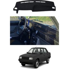 E-BİZ Renault - 9 Broadway (1981-1989) Uyumlu Torpido Koruma Kılıfı - Siyah Şeritli