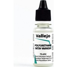 Vallejo 72652 18 Ml. Satin Polyurethane Varnish, Game Color Serisi Model Boyası