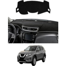 E-BİZ Nissan - X-Trail T32 (2013-2022) Uyumlu Torpido Koruma Kılıfı - Gri Şeritli