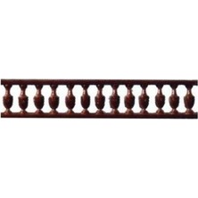 Schulcz 70618 1/50 Ölçek, Süslemeli Korkuluk (DÖKÜM)-14X124 mm -A